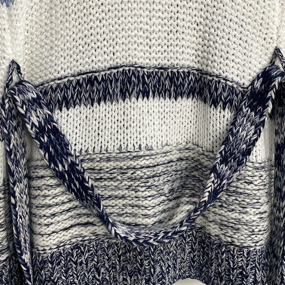 Loft Open Knit Cardigan Nautical Women's XS - Picture 8 of 14